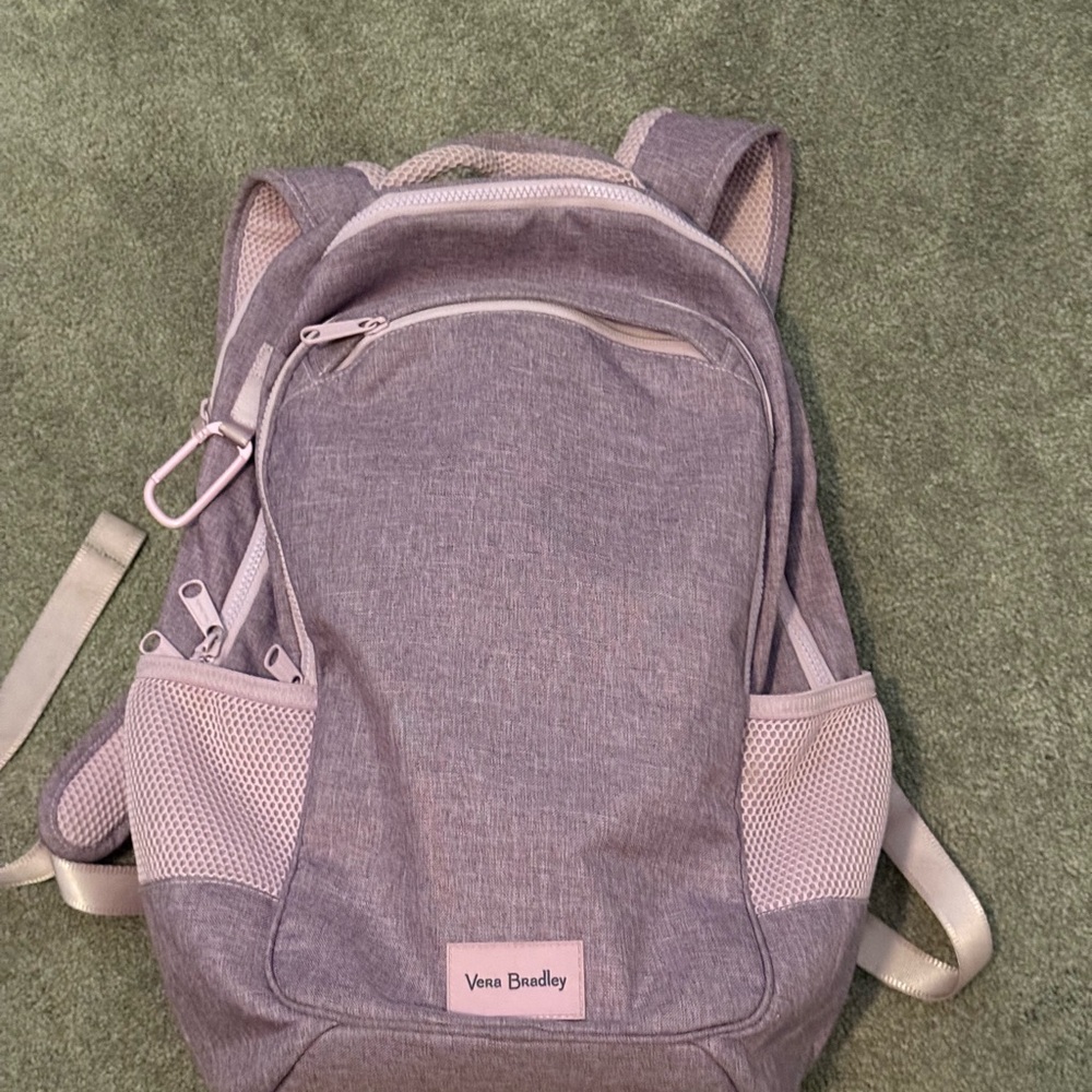 Vera Bradley Gray Backpack